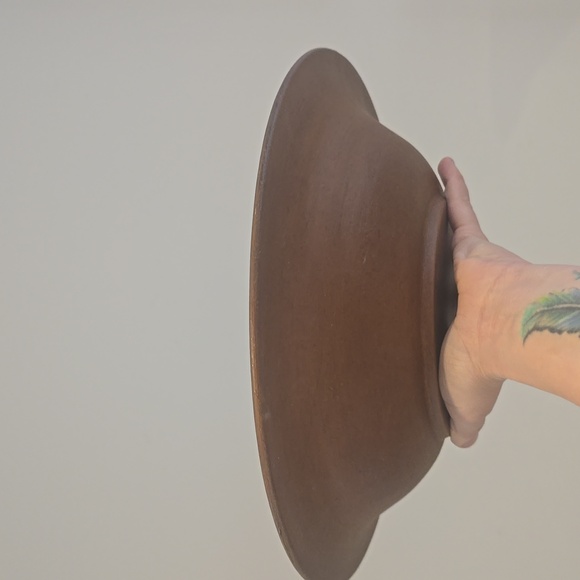 Vintage Handcrafted Floral Decorative Plate - Picture 2 of 5